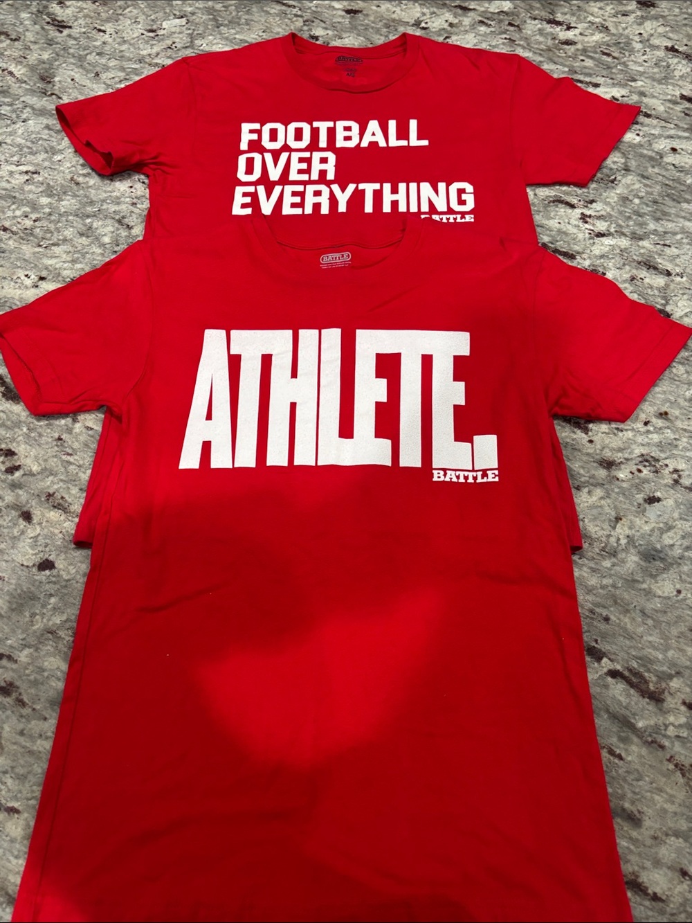 Athlete Battle Graphic Tee - Men's Short Sleeve Red